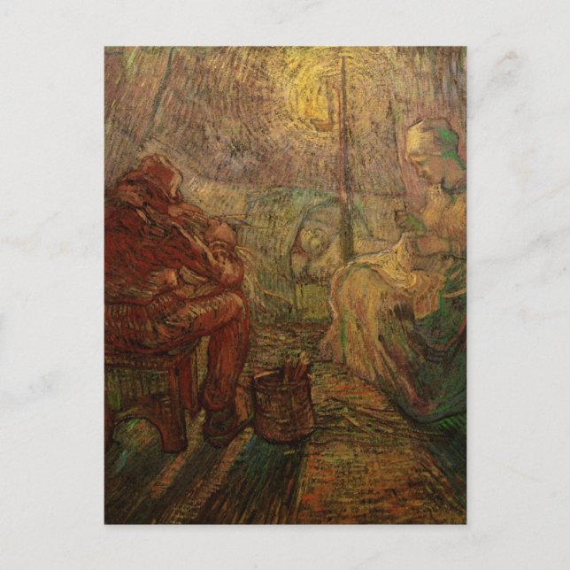 Veckan - bevakning av Vincent van Gogh Vykort (Framsida)