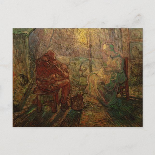 Veckan - bevakning av Vincent van Gogh Vykort (Framsida)
