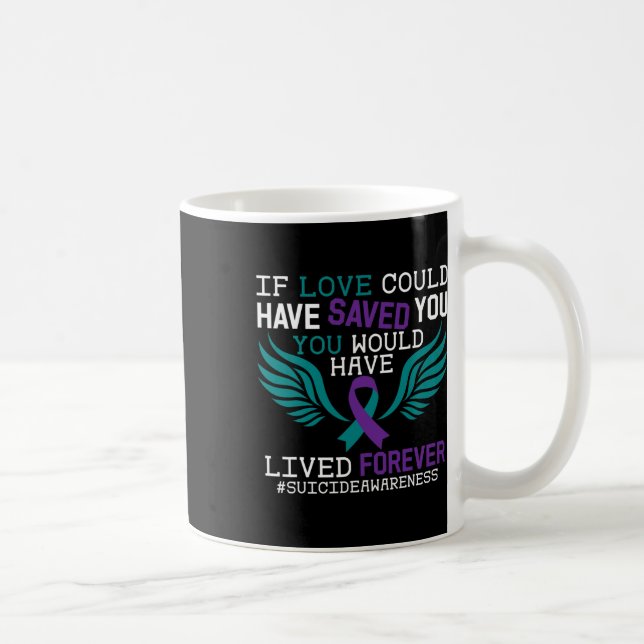 Veckan för att stödja självmordsförebyggande medve kaffemugg (Höger)