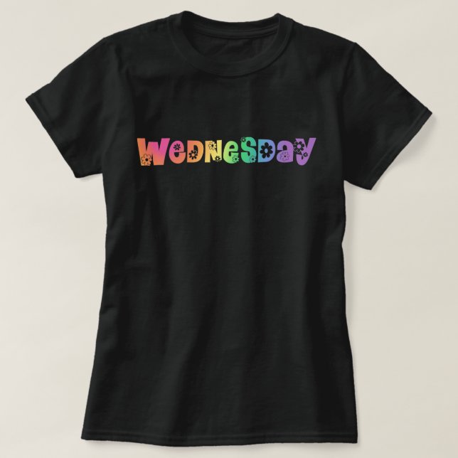 Veckans helgdag onsdag tee shirt (Design framsida)