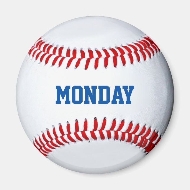 Veckans magnetdag för kylskåp i basket magnet (Framsidan)