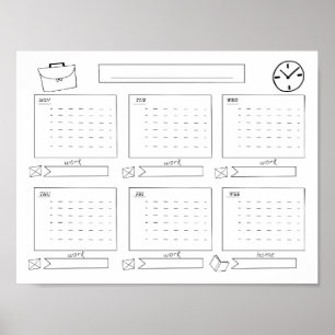 Veckans planerare poster