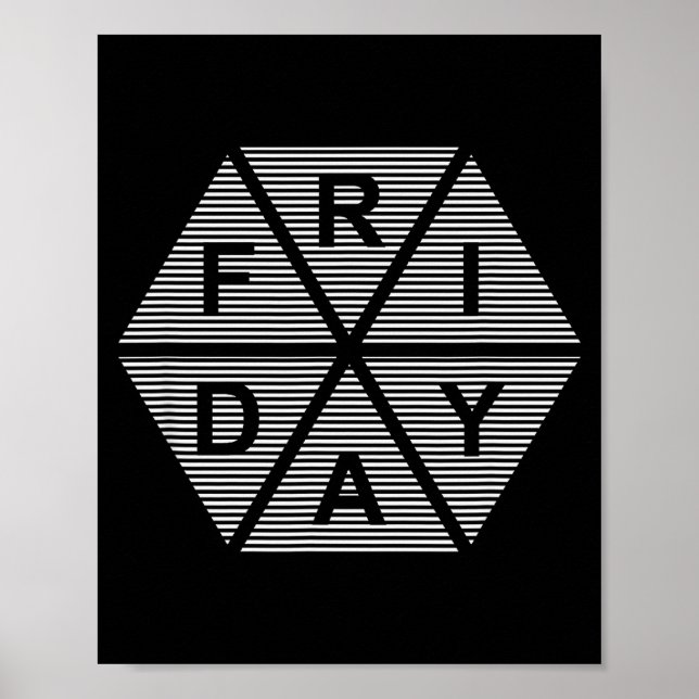Veckodag Fredag  Poster (Framsidan)