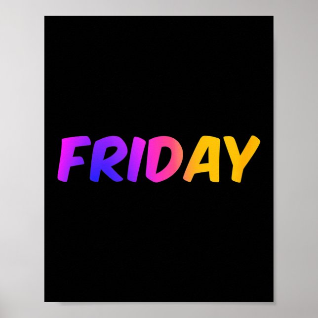 Veckodagar Grupp Enkel Dräkt Frida Poster (Framsidan)