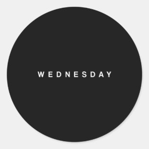 Veckodagar Måndag Tisdag Onsdag Torsdag Runt Klistermärke