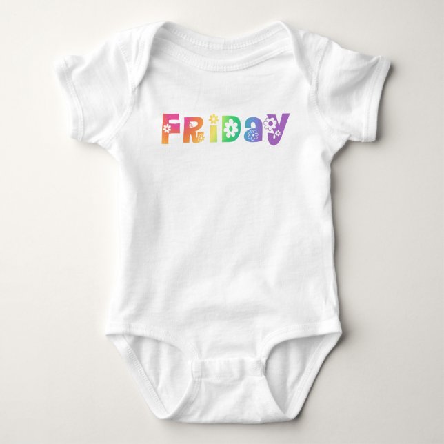Veckodagen i Fredag T Shirt (Framsida)