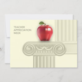 Veckohälsningskort för lärarutvärdering tack kort