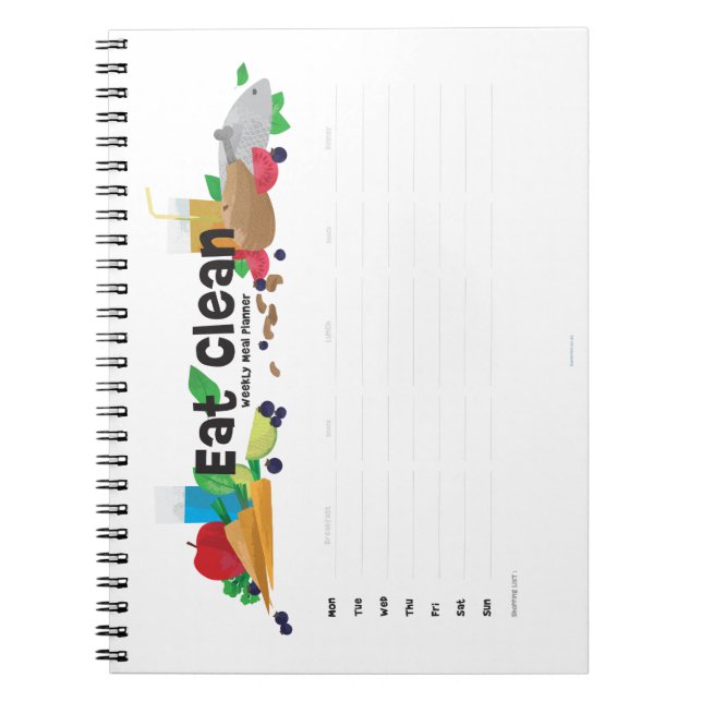 VeckomatPlanner Anteckningsbok (Framsidan)