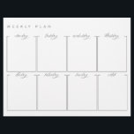 Veckoplanering - ej uppdaterad kalender för Dubbla<br><div class="desc">Originaldesign av Jennifer @ Little Scooter Studios</div>