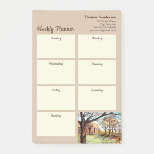 Veckoplanering Valley Garden Harrogate England Post-it Block