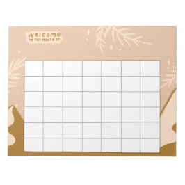 Veckorutinspårare Anteckningsblock