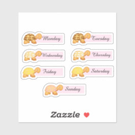 Veckosköldpaddans dagar i blodet klistermärken