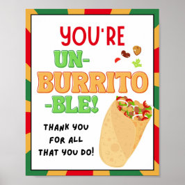 Veckotecken för uppskattning, Personalbedömningste Poster