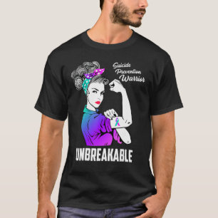 Veckovecka Warrior U för förebyggande av kvinnosjä T Shirt