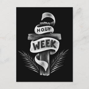 Veckovis Helgdag för Crucifix av heliga Veckokort Helg Vykort