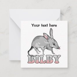 Vector Bilby Anteckningskort
