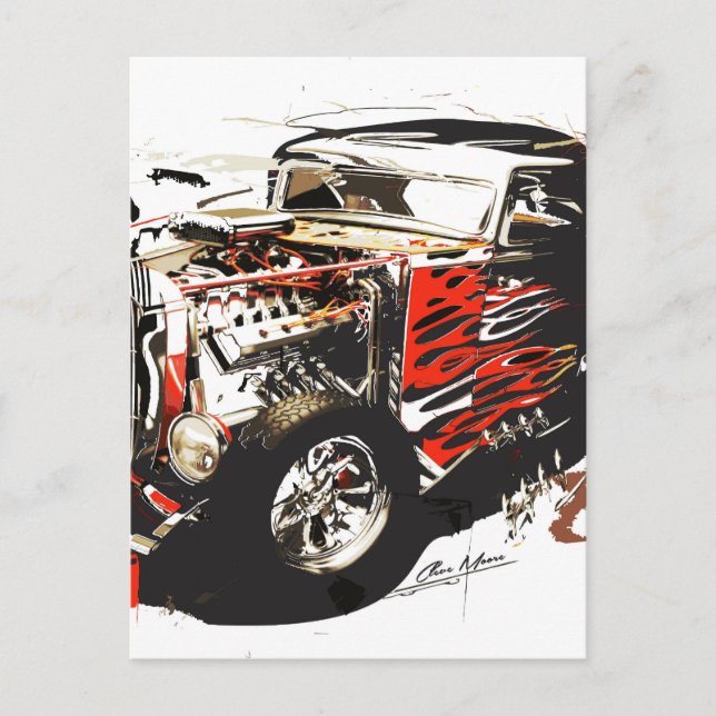 vector car 3.jpg vykort (Framsida)