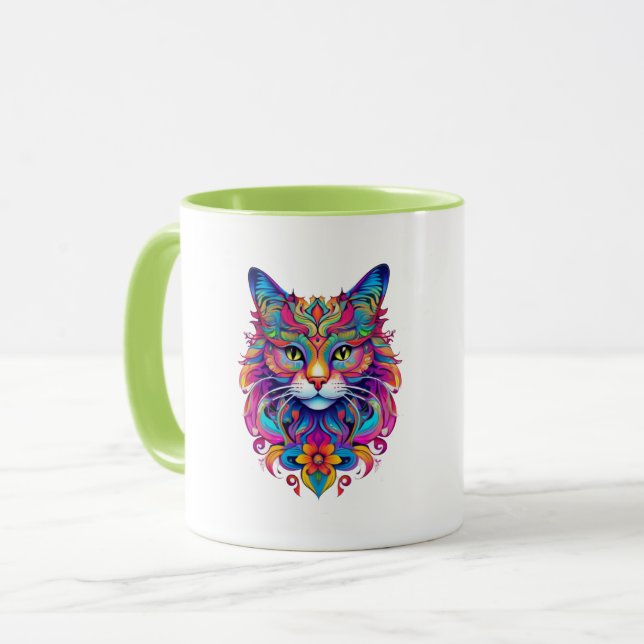 Vector Cat Mugg (Framsida vänster)