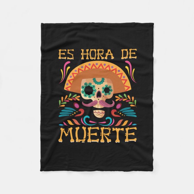 Vector de los muertos t-shirt design template, fleecefilt (Framsidan)