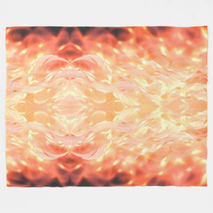 Vector Fire Ombre Fleece Blanket