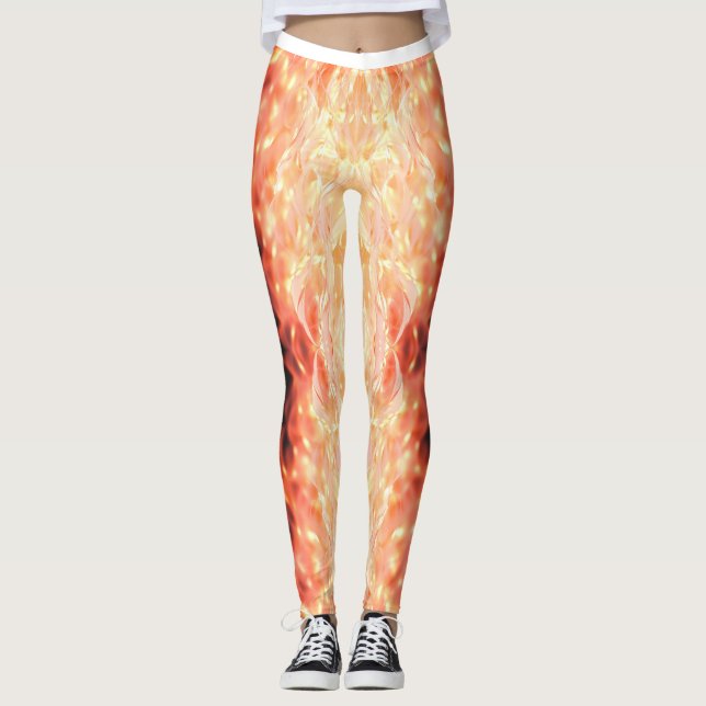 Vector Fire Ombre Leggings (Framsida)
