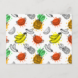 Vector Graphic Seamless Mönster Vykort