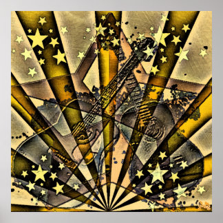 Vector Guitars Poster