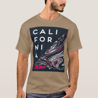 Vector Illustration Theme Surf Rider T Shirt
