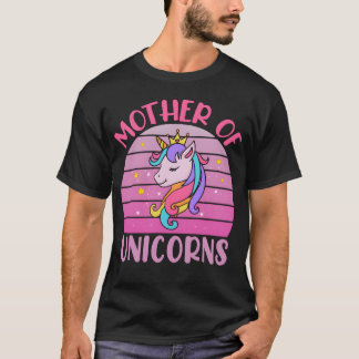 Vector mor vid Unicorns mor citattyp typografi T Shirt