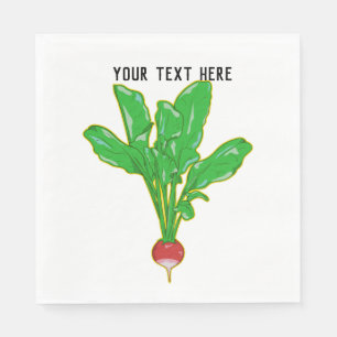Vector Radish Pappersservett