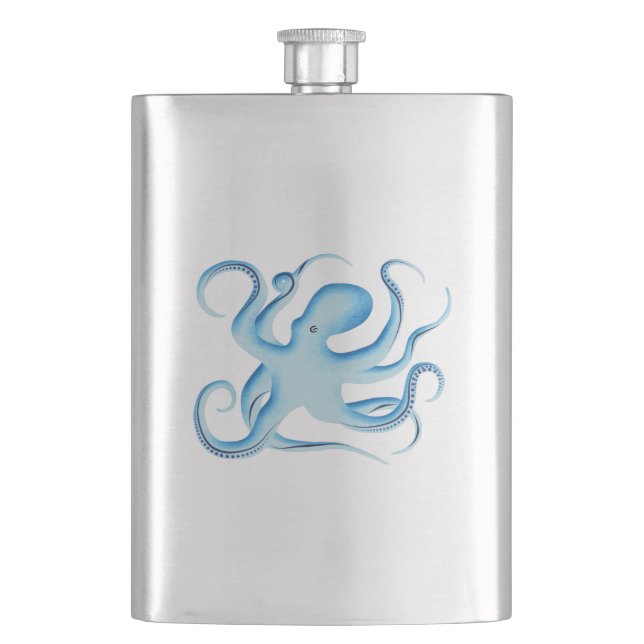 Vector Silhouette of Blue Octopus Fickplunta (Framsidan)