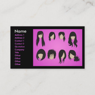 vectorvaco_09102001_hair_stil_stor, Namn, Add... Visitkort