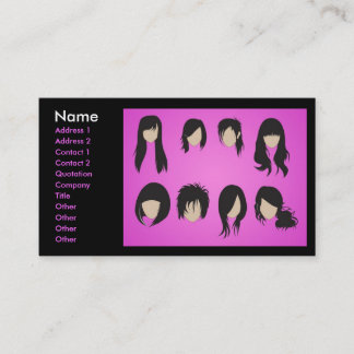 vectorvaco_09102001_hair_stil_stor, Namn, Add... Visitkort