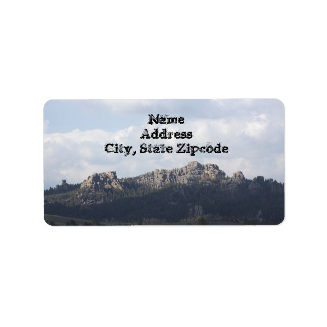 Vedauwoo-Adressetiketter Adressetikett (Framsidan)