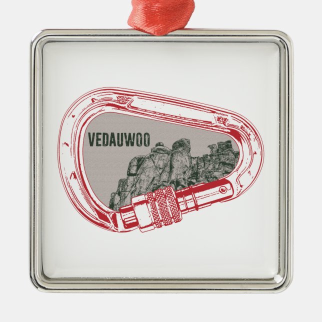 Vedauwoo Climate Carabiner Julgransprydnad Metall (Framsidan)