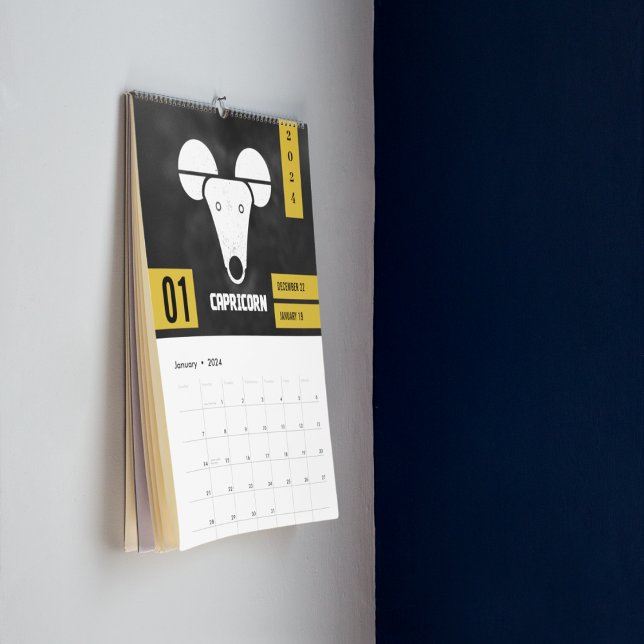 Vedic Rashi Geometric Sign by Month Kalender (Skapare uppladdad)