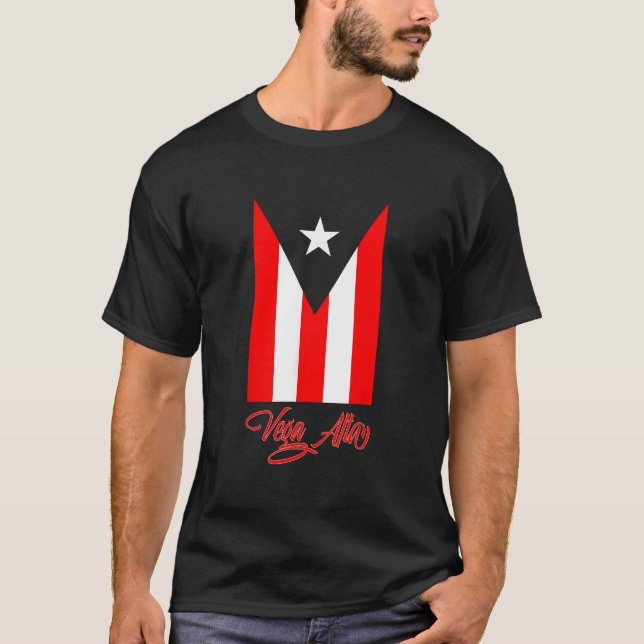 Vega Alta Puerto Rico Flag S T Shirt (Framsida)