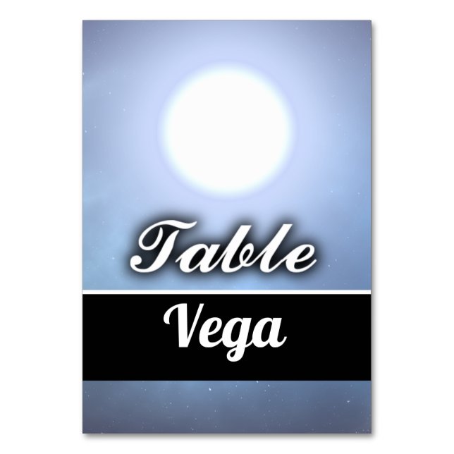 Vega Bordsnummer (Framsidan)