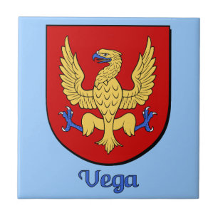 Vega Family Shield DecorativeTile Kakelplatta