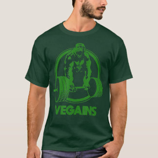 Vegains Cute Weighlift Bodybuilding Fitness ID T Shirt