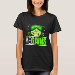 VeGains Strong Broccoli Bodybuilding Vegetarian An T Shirt