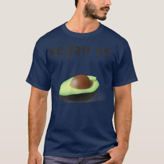 Vegan AF Avocado Funny T Shirt