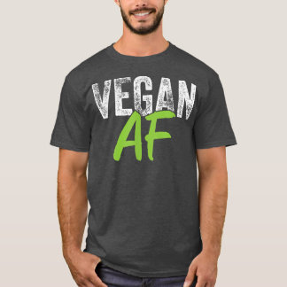 Vegan AF Lung Vegetarian Veganism Plant Food T Shirt