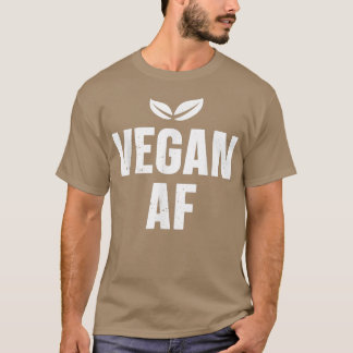 Vegan Af Plant Baserad Diet Funny Vegetarian T Shirt