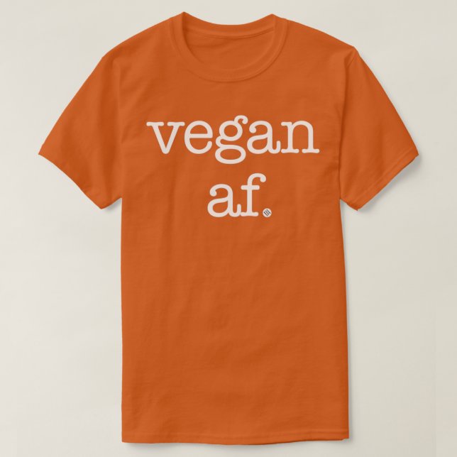 Vegan af t shirt (Design framsida)