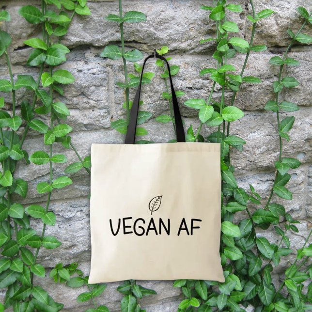 Vegan AF Tygkasse (Skapare uppladdad)