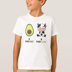 Vegan Animal Lover Vegan Avocado matkor Kärlek T Shirt