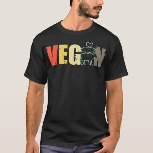Vegan Animal Lover Vegetarian Foodie Vegetable Die T Shirt