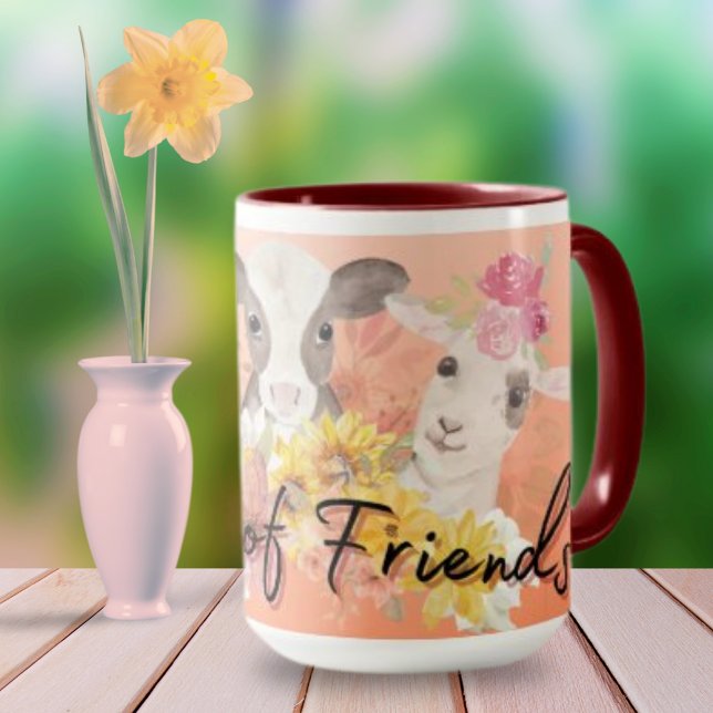 Vegan Ansikte of Friends Coffee Mugg (Skapare uppladdad)