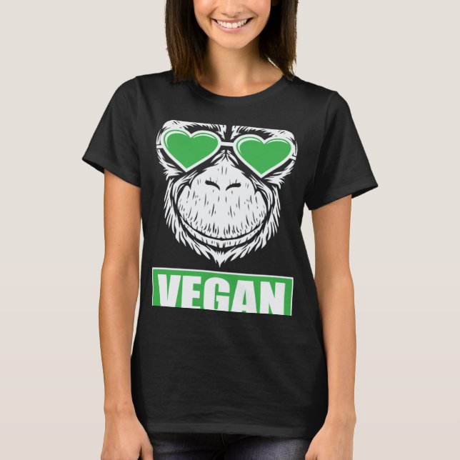 Vegan apa t shirt (Framsida)